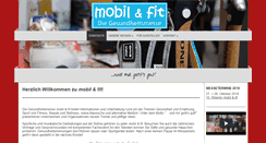 Desktop Screenshot of mobil-und-fit.de